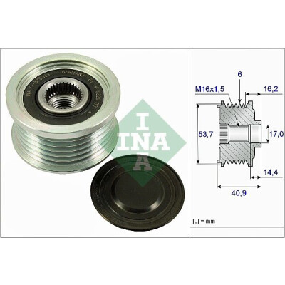 Roda livre do alternador