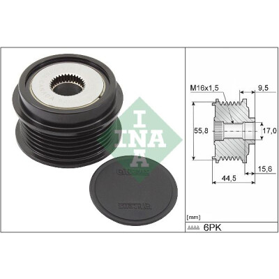 Roda livre do alternador