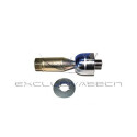 Articulação axial, barra de acoplamento