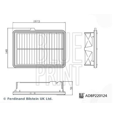 Filtro de Ar Blueprint ADBP220124