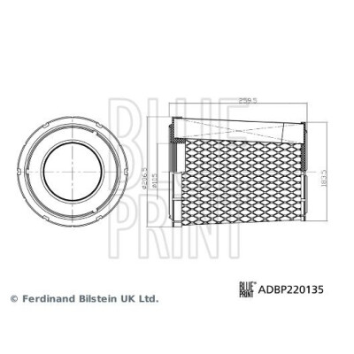 Filtro de ar BLUEPRINT ADBP220135