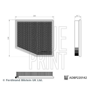 Filtro de ar Blueprint ADBP220142