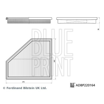 Filtro de Ar Blueprint ADBP220164