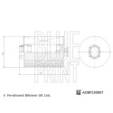 Filtro de combustível BLUEPRINT ADBP230007