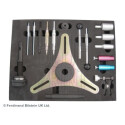 Kit ferramentas de montagem, embraiagem/volante do motor