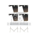 Kit de acessórios, pastilhas de travão
