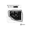 Filtro de ar FEBI BILSTEIN 196974