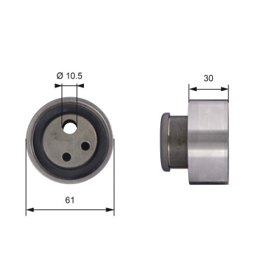Rolo tensor, correia dentada