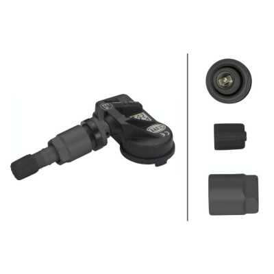 Sensor de roda, sistema de controlo da pressão dos pneus
