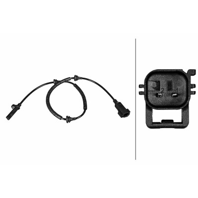 Sensor, velocidade da roda HELLA 6PU 358 216-451