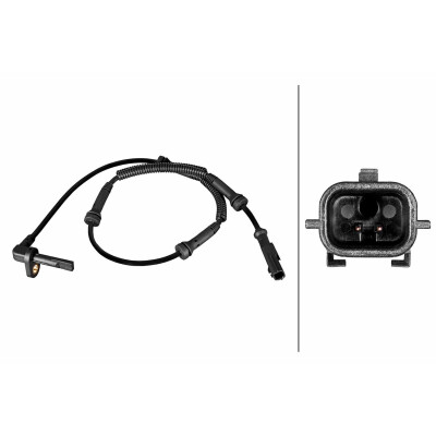 Sensor, velocidade da roda HELLA 6PU 358 216-581
