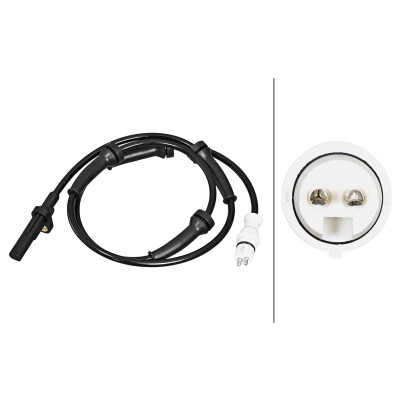 Sensor de velocidade da roda HELLA 6PU 358 217-031