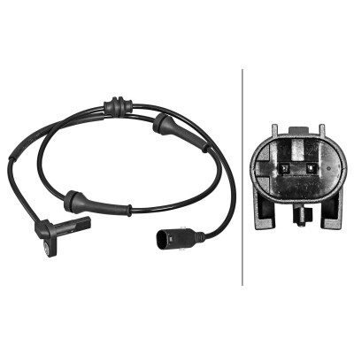 Sensor, velocidade da roda HELLA 6PU 358 217-131