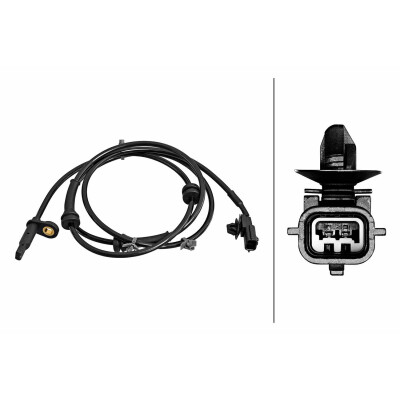 Sensor, velocidade da roda HELLA 6PU 358 218-331