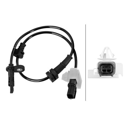 Sensor, rotações da roda