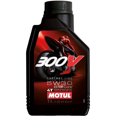 Óleo MOTUL 300V FLRoad Racing 5W30 4T 1L