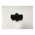 Adaptador de rosca dupla Preto Ergal Tubo frontal