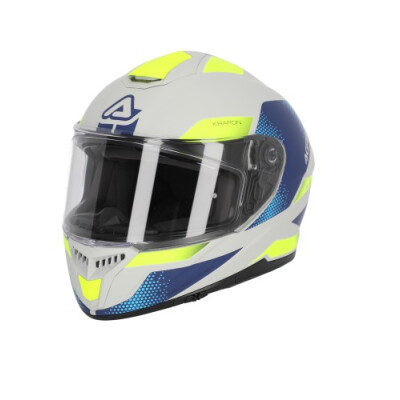 KRAPON 2206 CAPACETE AZUL E BRANCO XS