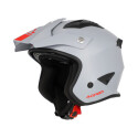 CAPACETE ARIA 2206 JET cinza claro fosco Tamanho XS