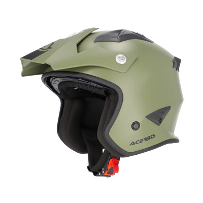 CAPACETE ARIA 2206 JET Verde Militar Tamanho S