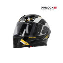 CAPACETE X-WAY GRAPHIC PRETO AMARELO M