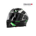 CAPACETE X-WAY GRAPHIC PRETO VERDE XS