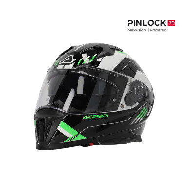 CAPACETE X-WAY GRAPHIC PRETO VERDE XL