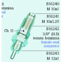 ADAPTADOR MACHO RECUPERÁVEL 10X1,25