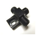 DISTRIBUIDOR MMM 10x1 ALUMÍNIO PRETO