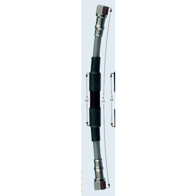 TUBO DE AÇO OFFROAD 1450 MM.VERMELHO