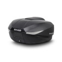 Baú de motocicleta SHAD SH58X acabamento carbono D0B58206