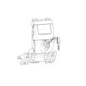 Cadeado para motocicleta SHAD SH35 SH36 D1B362MAR