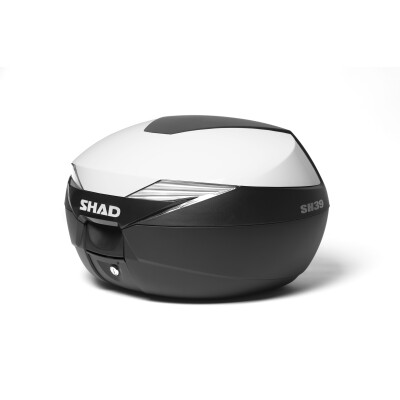 Capa SHAD para mala de moto SH39 cor branca D1B39