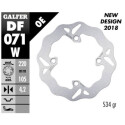Disco Fixo Wave GALFER 220x4mm DF071W