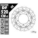 Disco flutuante GALFER Wave completo esquerdo (C. DF520CWI