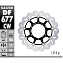 Disco flutuante completo GALFER Wave (Alumínio C.) 320x DF677CW