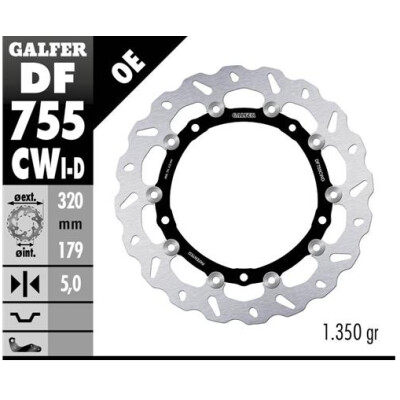 GALFER Wave Disco Flutuante Completo Direito (C. Al