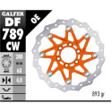 Disco flutuante completo GALFER Wave (Alumínio C.) 280x DF789CW