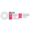Discos de freio dianteiros e traseiros Piaggio Vários - DR053