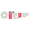Discos de freio hexagonais Piaggio - DR296