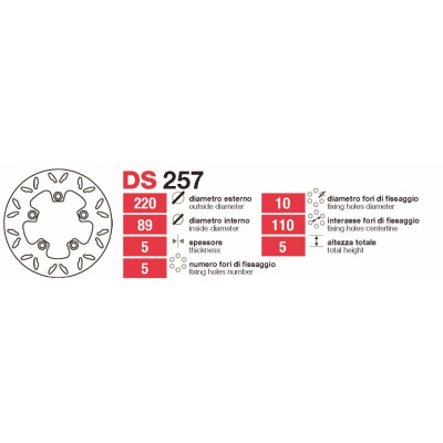 Discos de freio traseiro Suzuki GSXR 600-750-1000 - DS