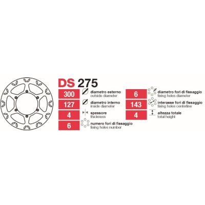 KTM LC4-LC8 - Discos de freio Delt DS275
