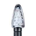 Indicador de seta Blk Shortstem Lente transparente
