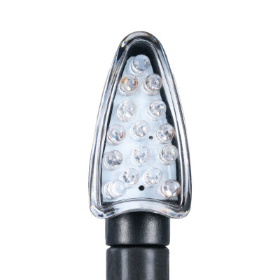 Indicador de seta Blk Shortstem Lente transparente