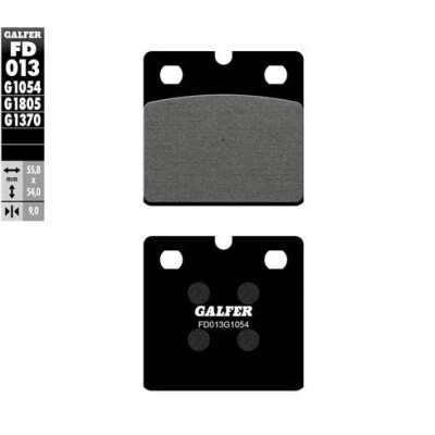 GALFER FD013G1054 Almofadas semi metálicas
