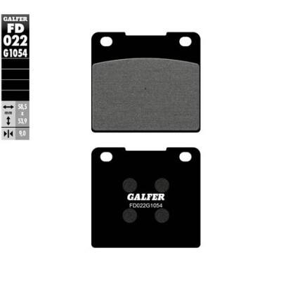 GALFER FD022G1054 Almofadas semi-metálicas