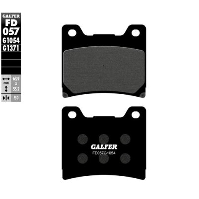 GALFER FD057G1054 Almofadas semi-metálicas