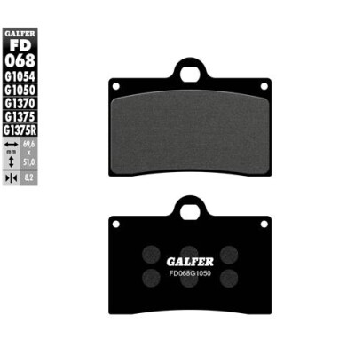 GALFER FD068G1054 Almofadas semi-metálicas