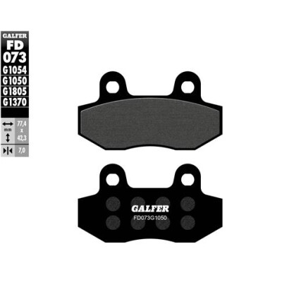 GALFER FD073G1054 Almofadas semi-metálicas