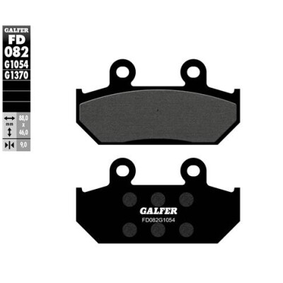 GALFER FD082G1054 Almofadas semi-metálicas